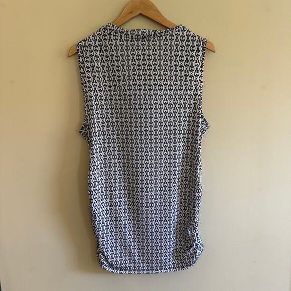 Dana Buchman Women Tunics SZ XL Cowl Sleeveless Slinky Lot 2 Wrinkle Free Career - Picture 6 of 12